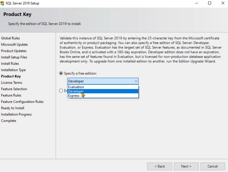 Sådan installeres SQL Server til LuckyTemplates