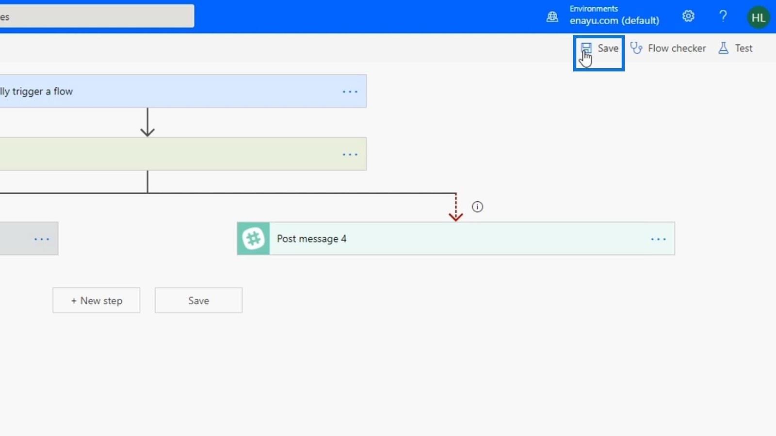 Hibakezelés a Power Automate-ban párhuzamos elágazáson keresztül