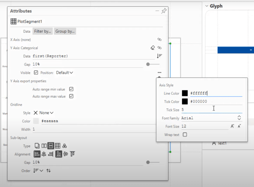 Formater diagrammer betinget ved hjelp av Charticulator