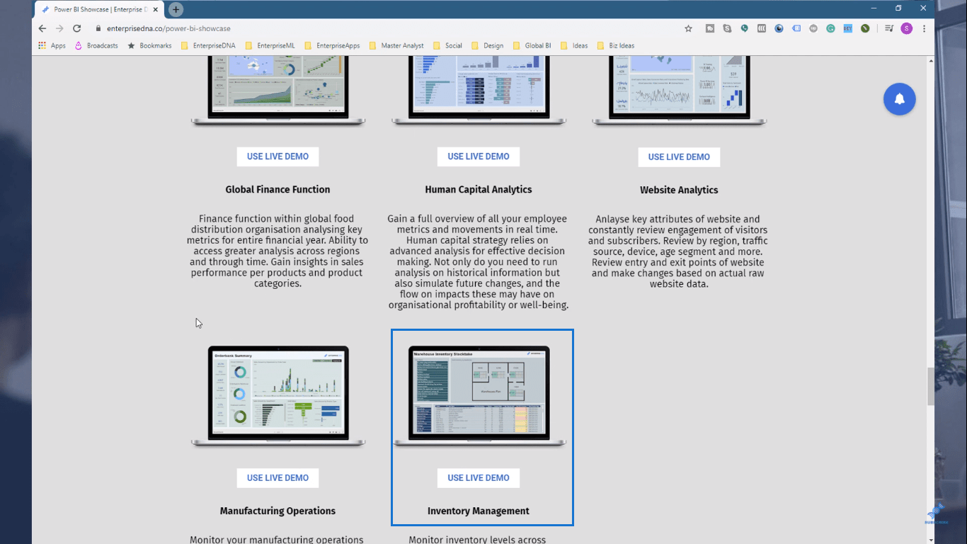 Brug af tilpassede visuals til LuckyTemplates