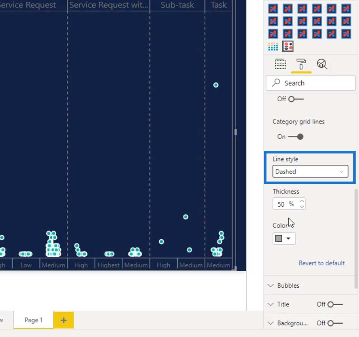 Punktplott-grafer i LuckyTemplates: Custom Visualization