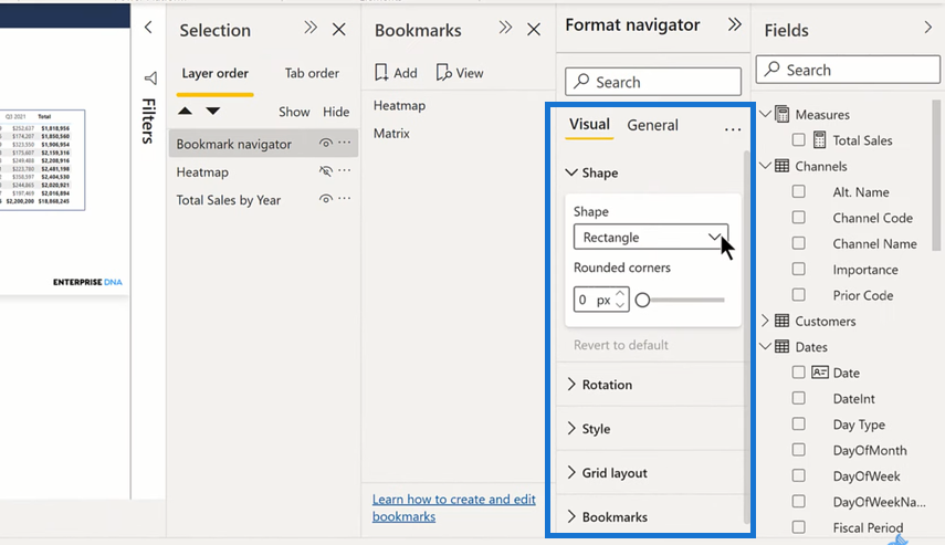 LuckyTemplates Feature Bogmærke Navigator: Tutorial og gennemgang