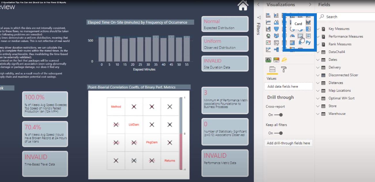 Datavisualiseringstips til dine LuckyTemplates-rapporter