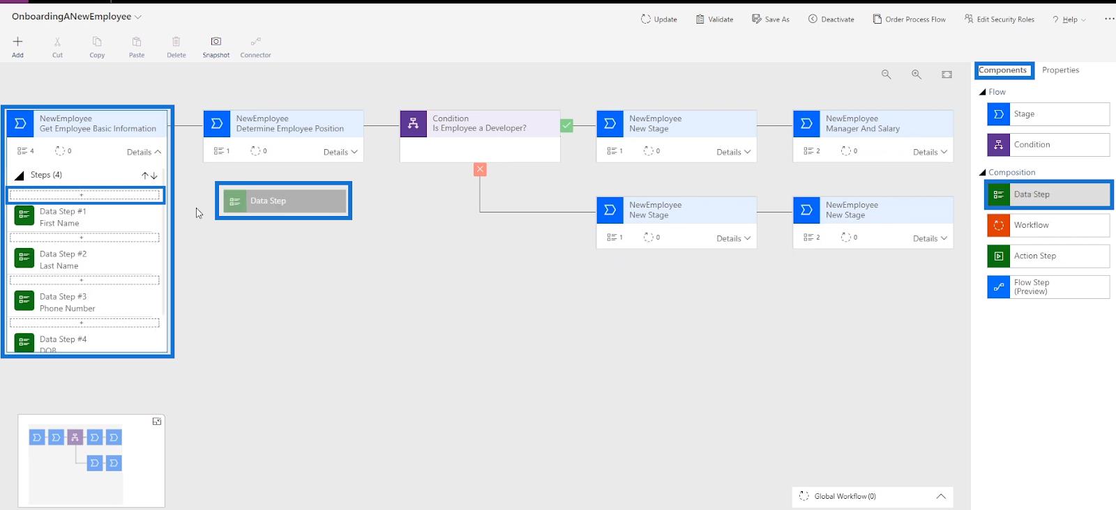 Forretningsprocesstrømme i Microsoft Power Automate