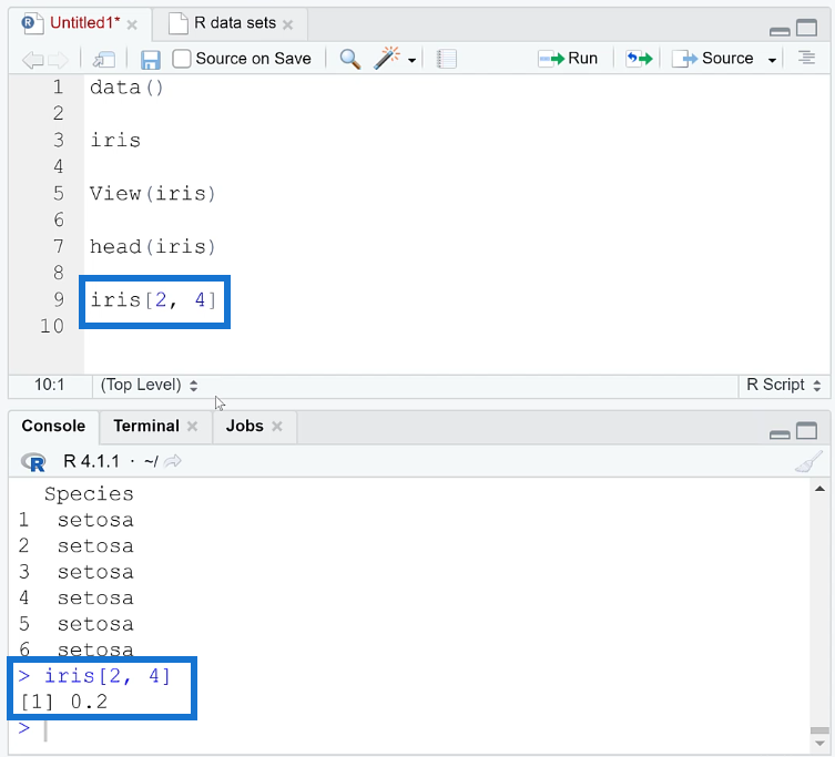 Datové rámce v R: Learning The Basics