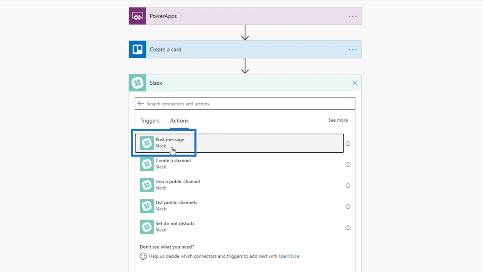 PowerApps-integrasjon i Microsoft Power Automate