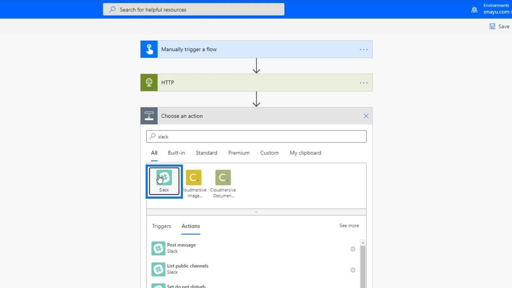 Požadavek HTTP v Power Automate – úvod