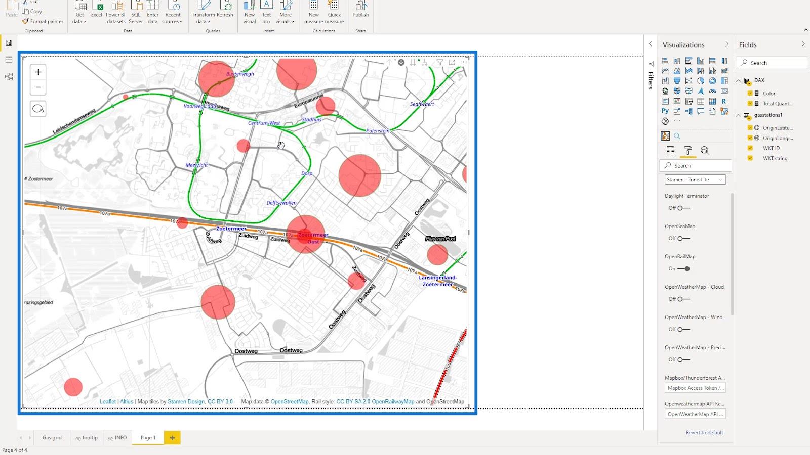 Vizuálna mapa ikon LuckyTemplates: WKT Strings