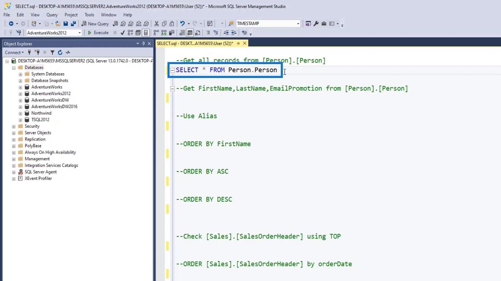 SQL SELECT-setning: en introduksjon