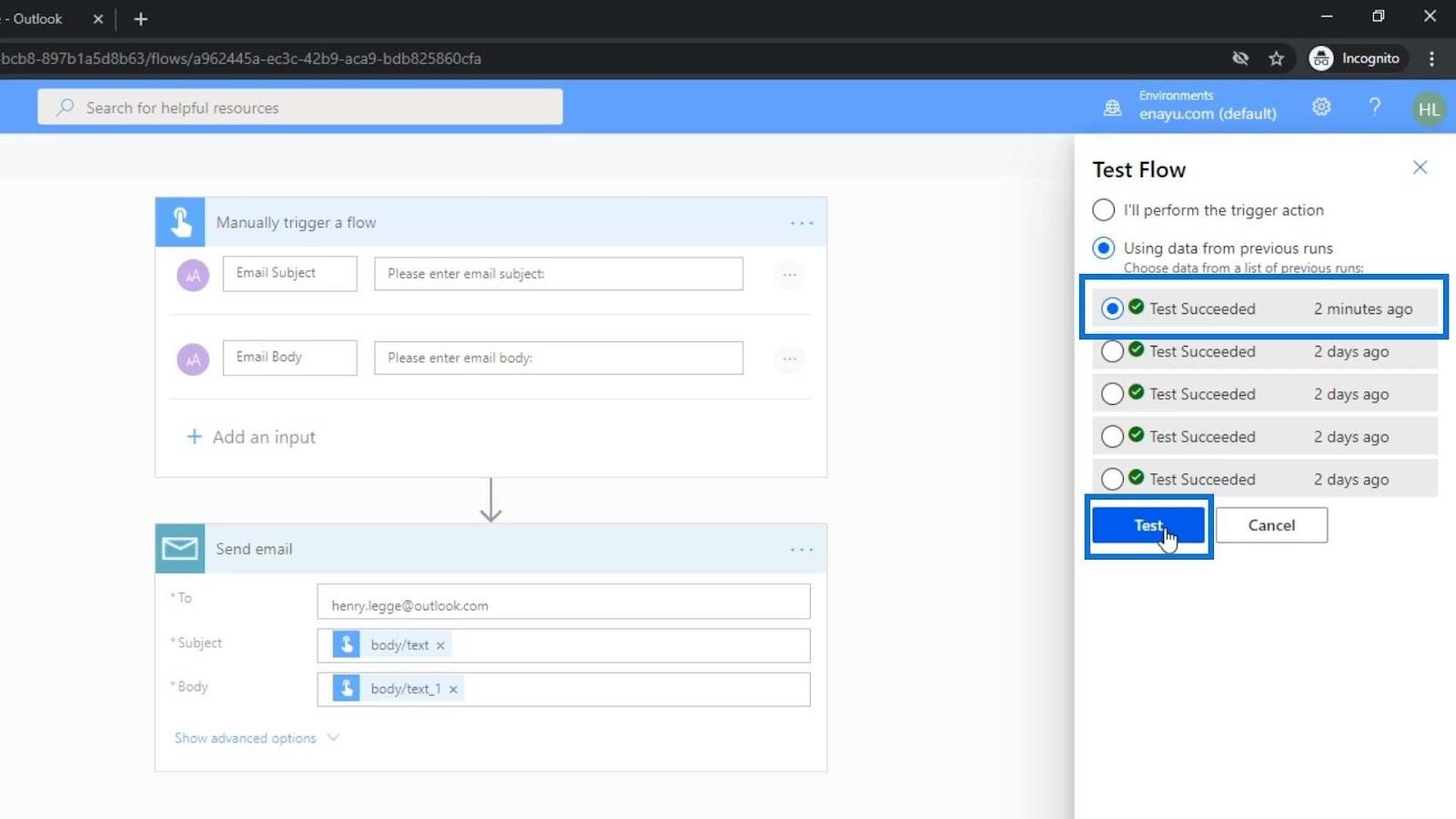 Microsoft Flows: redigering och spårning i Power Automate