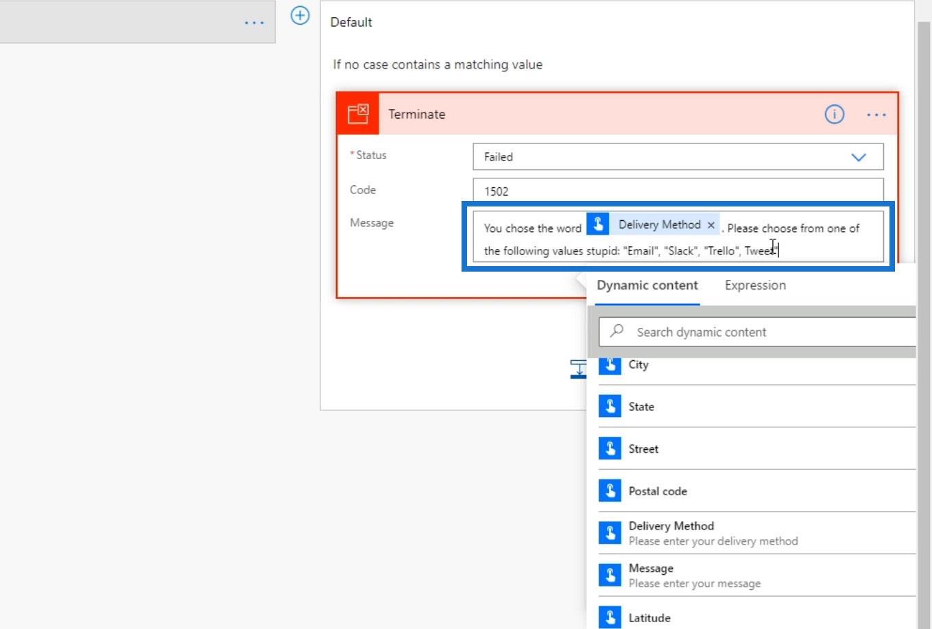 Power Automate Afslut handlingskontrol i flows