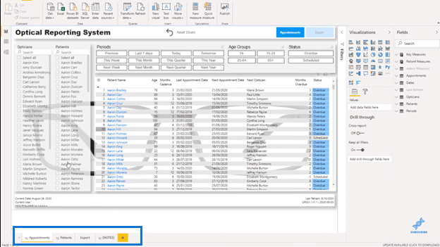 Bygge et rapporteringssystem med LuckyTemplates