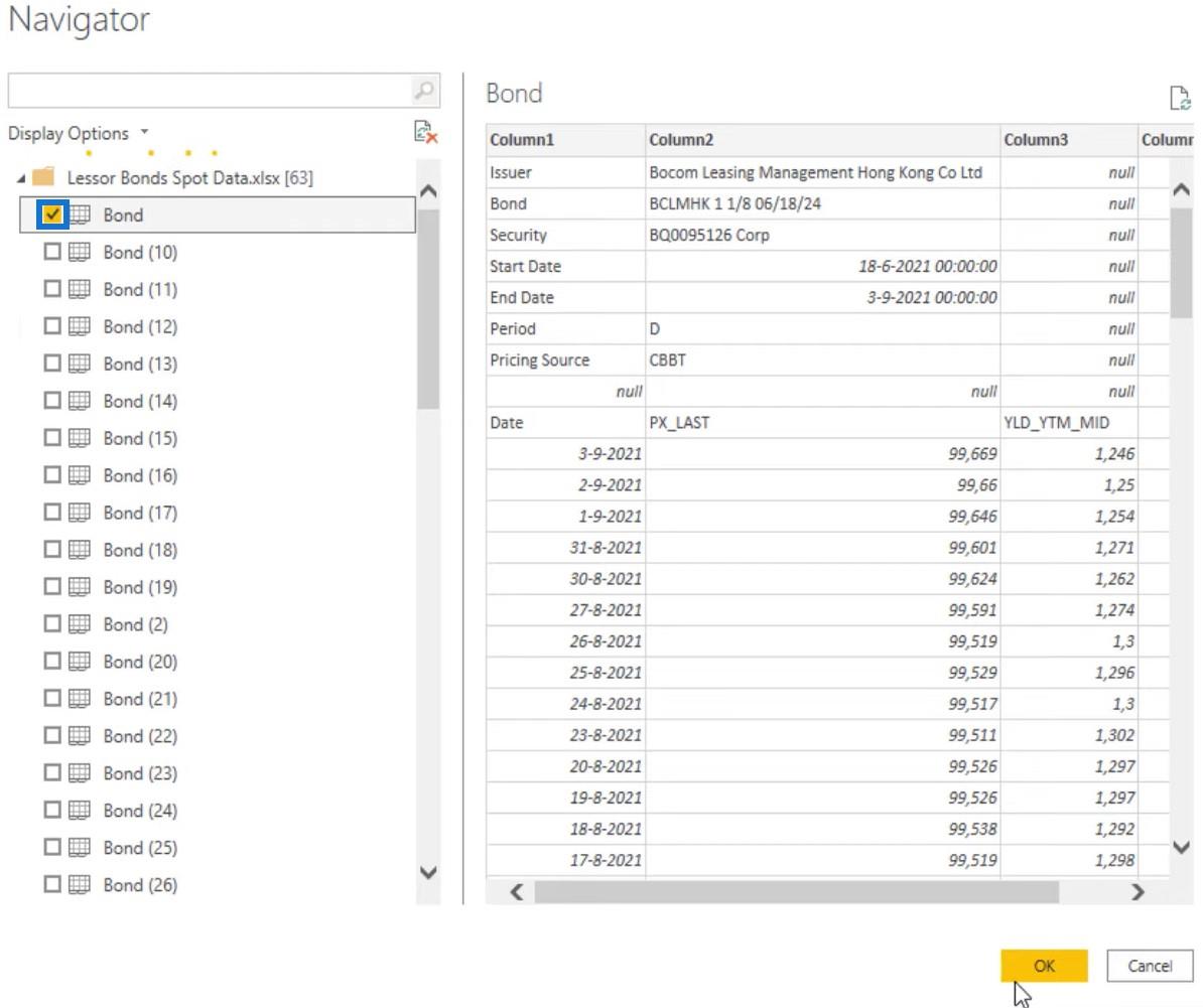 Додавання кількох аркушів у Excel до LuckyTemplates