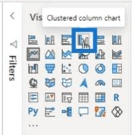 Native Visuals i LuckyTemplates: Grundlæggende diagrammer