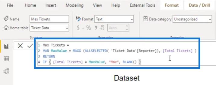 Formater diagrammer betinget ved hjelp av Charticulator