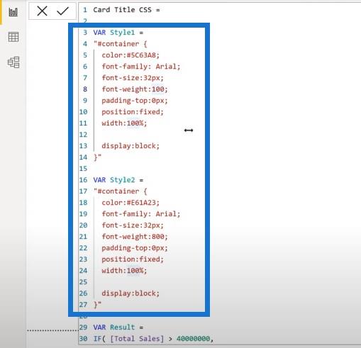 Brugerdefineret visualisering i LuckyTemplates: Lær hvordan du kontrollerer skrifttypeegenskaber i DAX