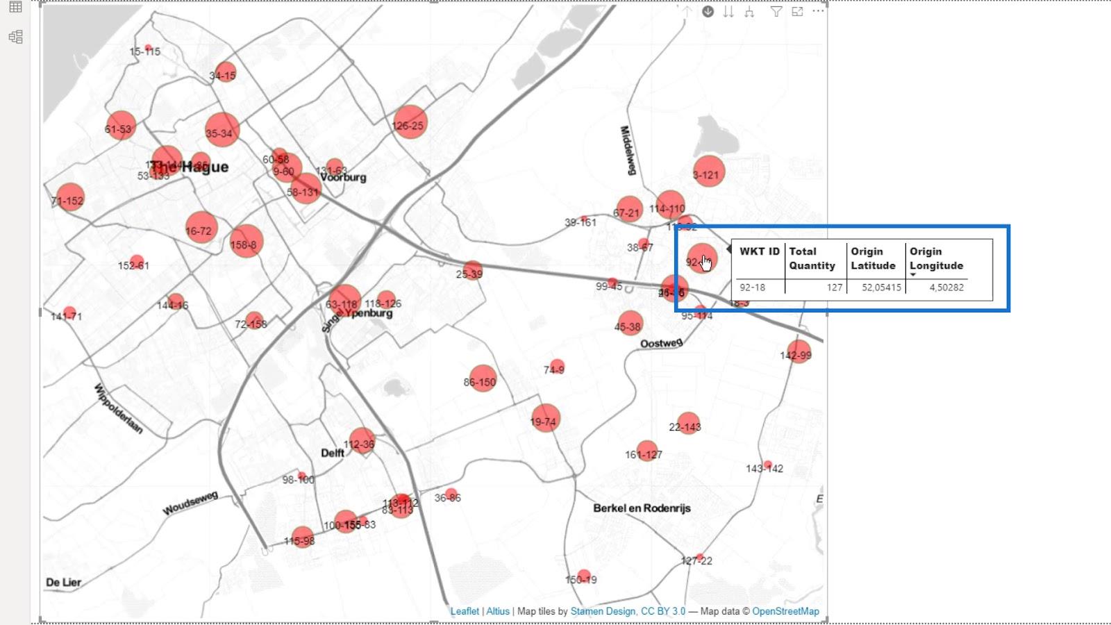 Vizuálna mapa ikon LuckyTemplates: WKT Strings