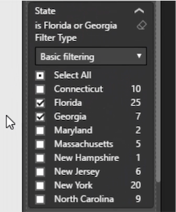 Använda filterfält och visuella interaktioner för att skapa övertygande visualiseringar i LuckyTemplates