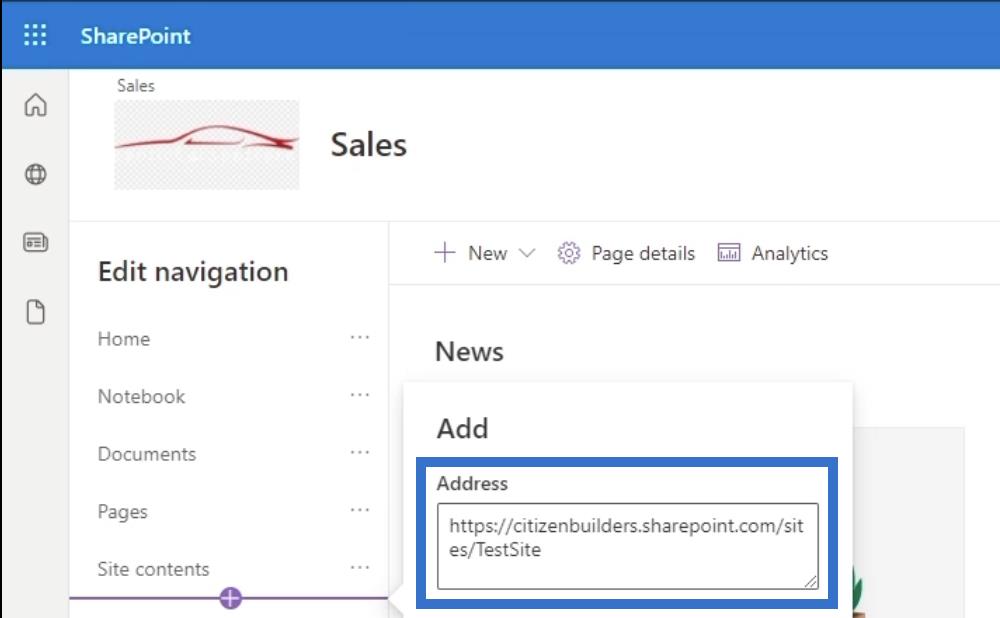 SharePoint-sivuston navigointielementit: Yleiskatsaus