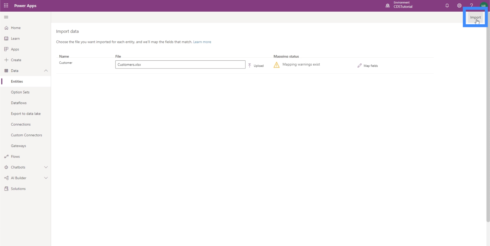 PowerApps adatok: Hogyan töltsünk fel és tekintsünk meg adatokat entitásokban