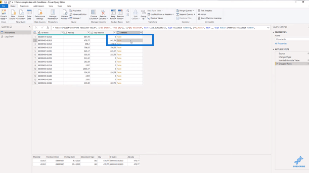 LuckyTemplates Power Query: Odstranění duplicitních řádků