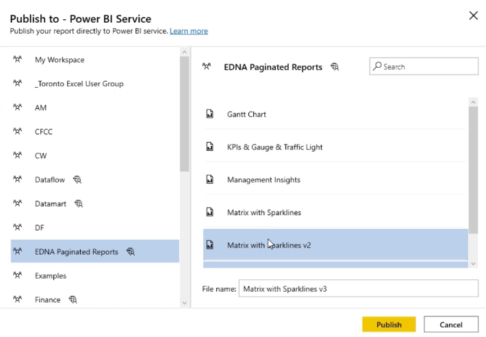 SSRS Report Builder: Formatera rubriker i en paginerad rapport