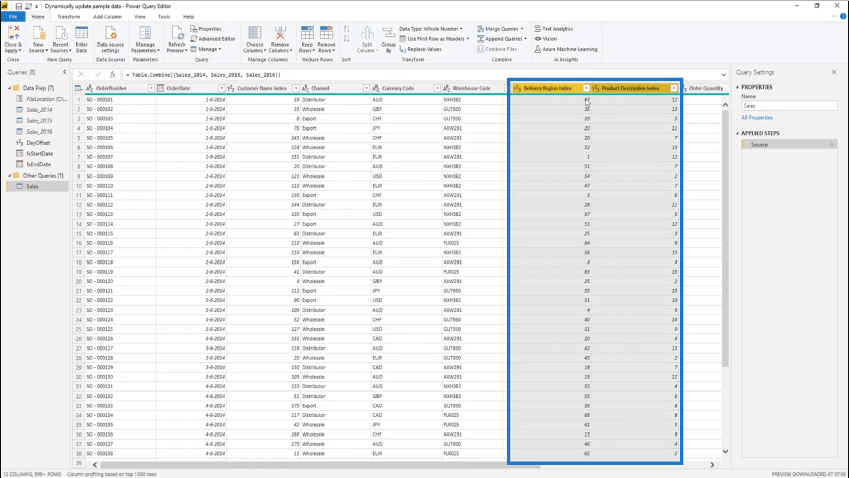 Lag et permanent oppdatert praksisdatasett i LuckyTemplates