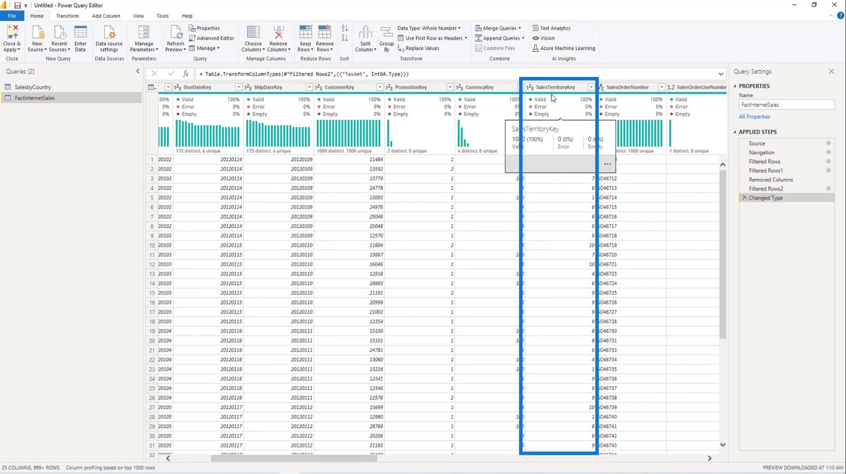 Spørrfolding og tilkobling til SQL Server