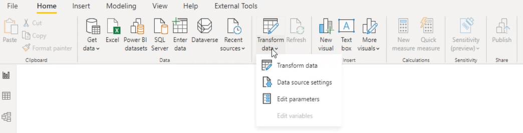 Oversigt over Query Editor-brugergrænsefladen i LuckyTemplates