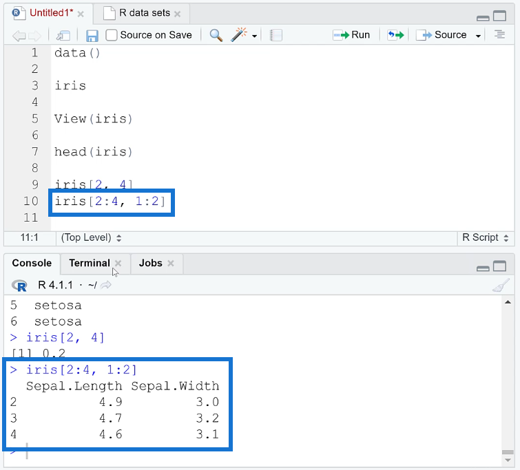 Datové rámce v R: Learning The Basics