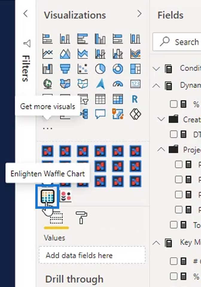 Vohvelikaaviot: LuckyTemplates mukautettu visualisointi