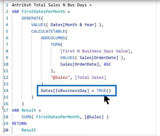 First N Business Days Revisited – En DAX-kodespråkløsning