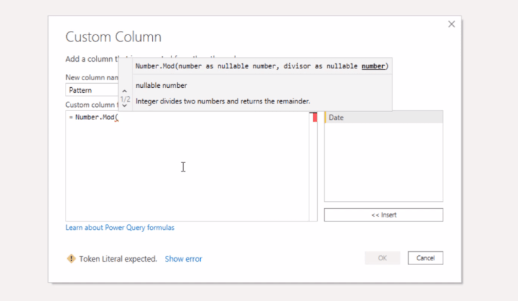 Power Query M: Střídavý vzor 0-1 v tabulce data