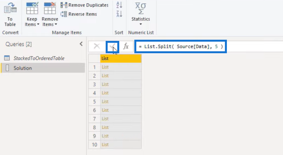 Power Query Transform Column Challenge: Stablede data til bestilt tabel