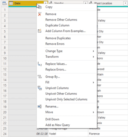 Oversigt over Query Editor-brugergrænsefladen i LuckyTemplates