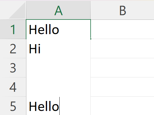 Sådan tilføjes flere linjer i en Excel-celle (3 nemme metoder)