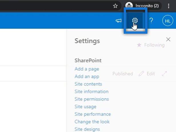 Елементи навігації сайту SharePoint: огляд