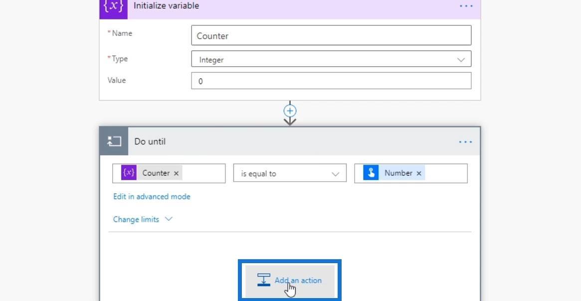 Do Until Loop Control у Power Automate