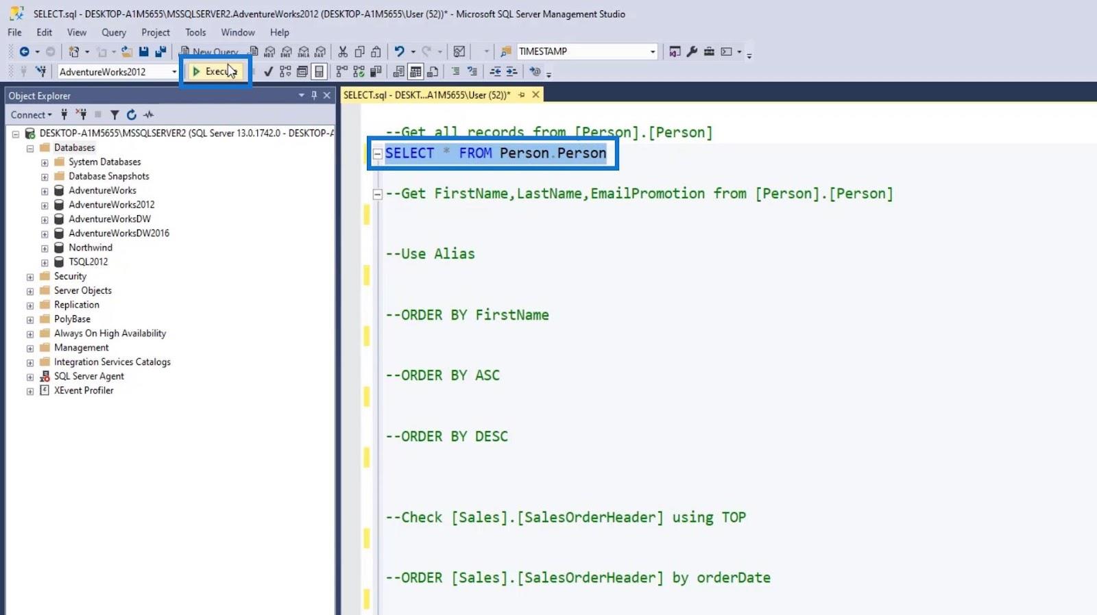 SQL SELECT-setning: en introduksjon