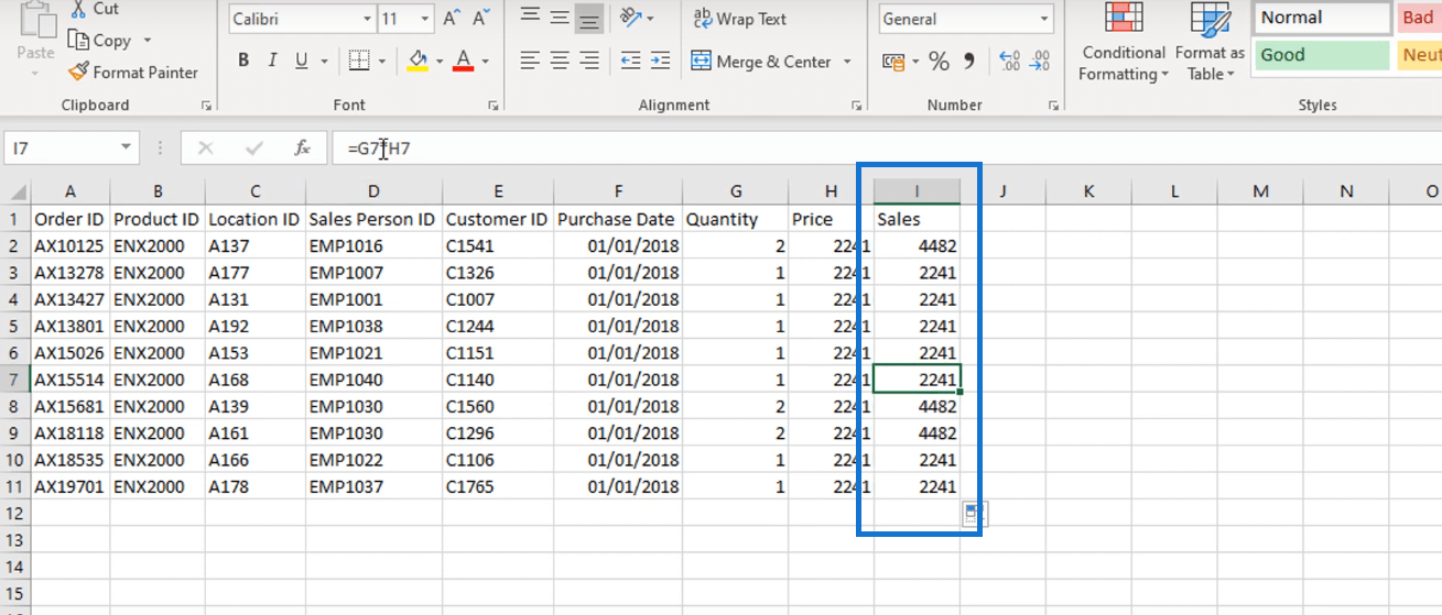 LuckyTemplates і Excel: різниця у формулах DAX