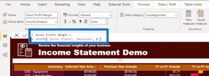 LuckyTemplates Financial Dashboard: Kompletné tipy na prispôsobenie tabuľky