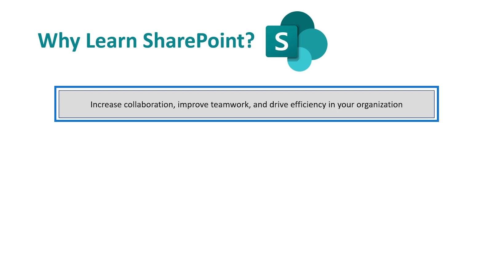 Microsoft SharePoint |  Et overblikk