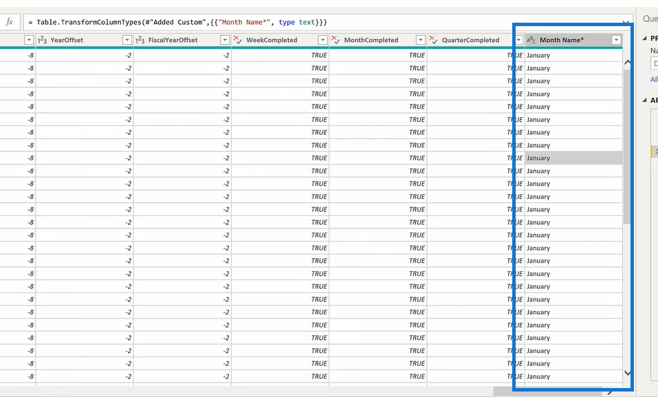 DAX és Power Query |  Önrendező oszlopok létrehozása