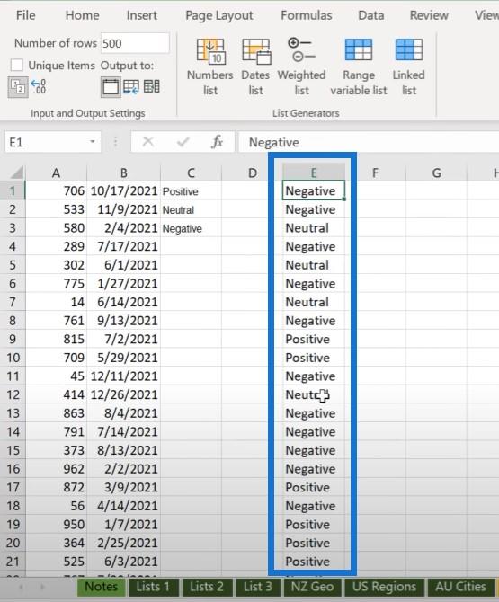 Sådan genereres et tilfældigt datasæt