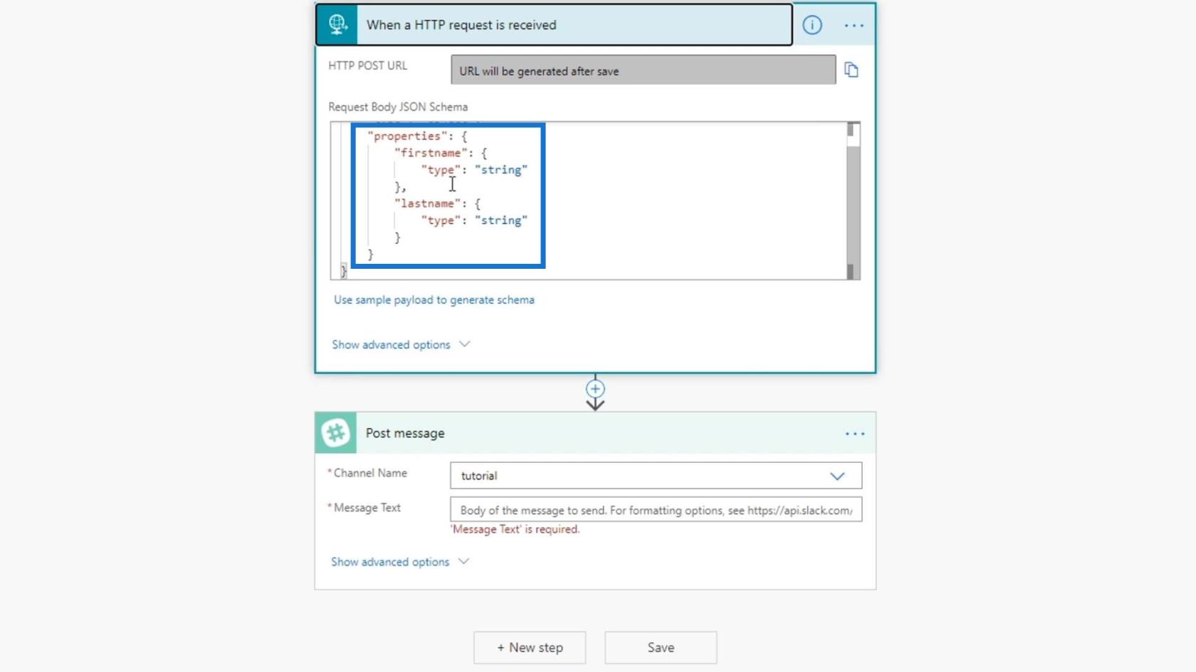 Microsoft Flow HTTP-utløser |  En Power Automate-opplæring