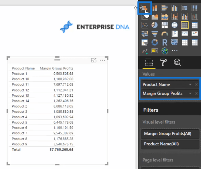 Brug DAX til at segmentere og gruppere data i LuckyTemplates