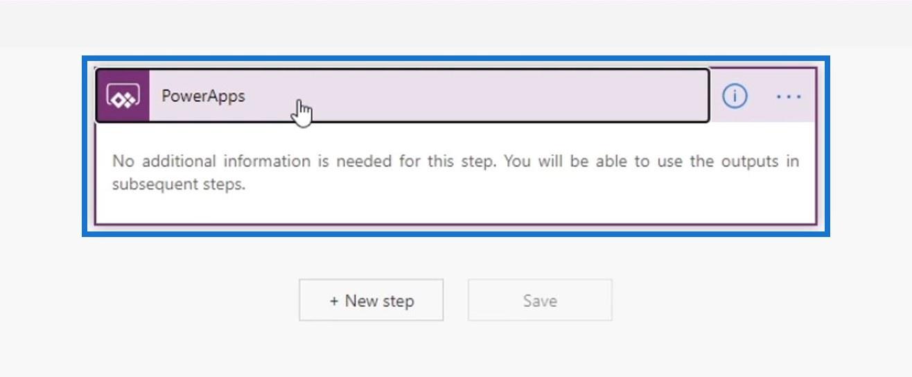 PowerApps-integration i Microsoft Power Automate