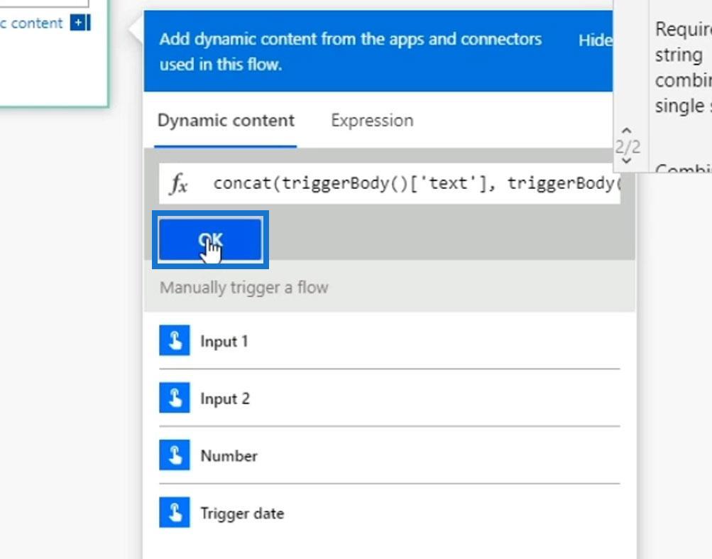 Funkcie Microsoft Flow String: Concat and Replace