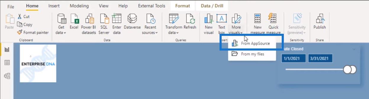 LuckyTemplates Desktop Update: Charticulator Visual