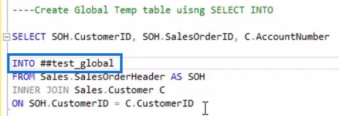 SQL Temp-tabeller och vyer för LuckyTemplates-användare